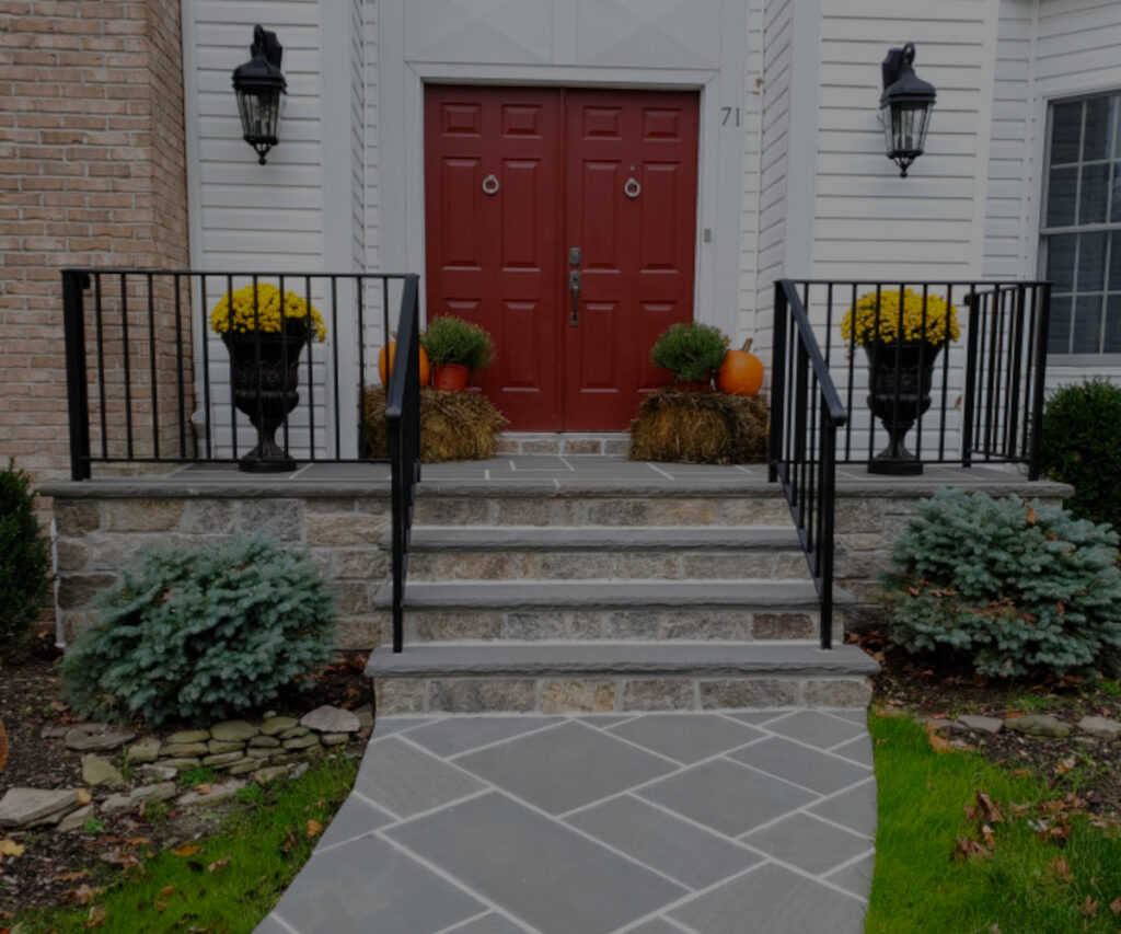 Bluestone Walkway, Culture Stone and Steps